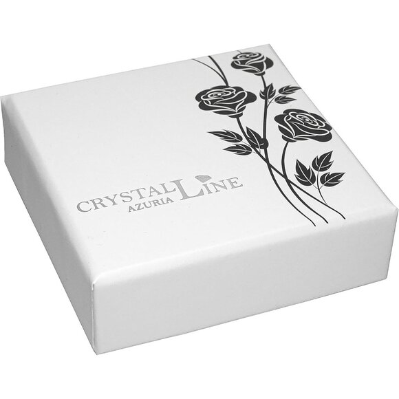 🆕 Women Purple Azuria Dange Teardrop Earrings 18K Zirconia Crystals Jewelry Set - Picture 5 of 5